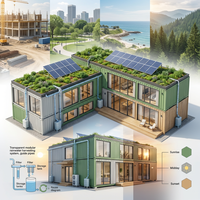 Kiosque extérieur modulaire en conteneur, structure en acier, insonorisé, isolé, moderne et personnalisé pour café commercial, résistant aux tremblements de terre