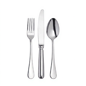 Ensemble de couverts en acier inoxydable poli miroir à bords de précision pour restaurants et traiteurs, faible MOQ, exportation B2B directe usine Inde - Product Image 1