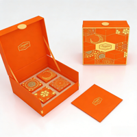 Boîte cadeau carrée en carton rigide biodégradable de qualité supérieure pour artisans professionnels, avec gaufrage personnalisé, écologique, pour faveurs de mariage