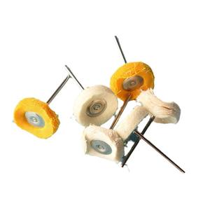 Disques de polissage en laine non abrasifs pour le polissage du bois, compatibles avec les meuleuses d'angle - Product Image 1