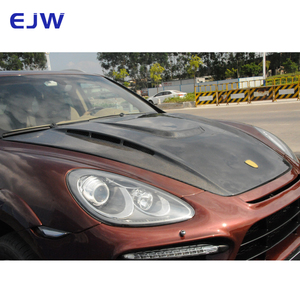 Pour Porsche <span class=keywords><strong>Cayenne</strong></span> 958 958.1 Capot moteur dédié Style HM en fibre de verre Décoration de capot moteur 2011-2014 - Product Image 2