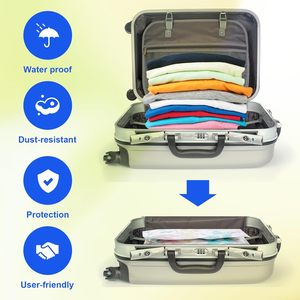 Paquete de 20 <span class=keywords><strong>Bolsas</strong></span> de Almacenamiento Transparentes con Cierre Hermético <span class=keywords><strong>al</strong></span> <span class=keywords><strong>Vacío</strong></span>, Grandes, de 80x60 cm, <span class=keywords><strong>para</strong></span> Ropa - Product Image 5