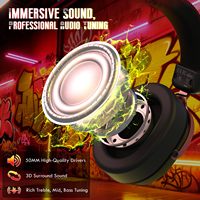 Auriculares Inalámbricos para Juegos ATTACK SHARK L30PRO, Tri-Modo, Sonido Envolvente 7.1, Micrófono Desmontable, Baja Latencia, para PC y PS5