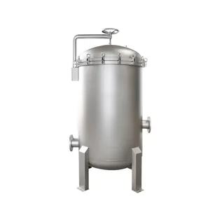 Custom Stainless Steel 304 Cartridge Filter Housing 20 Inch For Water Treatment