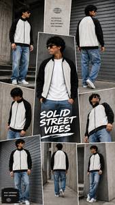 Chaqueta de Invierno para Hombre de Excelente Calidad, Marca Stockify, Premium, con Cierre de Cremallera en el Cuello Alto, Mangas Raglán, Estilo Casual, en Venta - Product Image 4