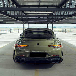 Ensemble complet de pare-chocs avant et arrière <span class=keywords><strong>AMG</strong></span> <span class=keywords><strong>GT</strong></span> Upgrade <span class=keywords><strong>63S</strong></span> bodykit pour Mercedes Benz <span class=keywords><strong>AMG</strong></span> Class 4 door 2018 2019 + - Product Image 3