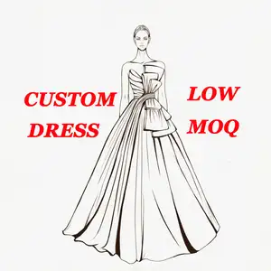 Nuevo diseño personalizado elegante de un hombro sin mangas Casual Maxi Vestido de satén para las mujeres