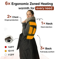Nouvelle Vente Chaude Couverture Chauffante Portable 7.4V pour l'Extérieur Hiver Chaud Confort Personnalisé Vente en Gros