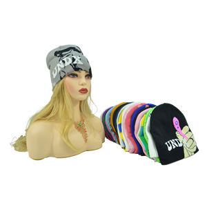 Gorros con patrón de llama personalizado, boina tejida de Jacquard que mantiene el calor, Multicolor - Product Image 6