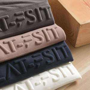 T-shirt <span class=keywords><strong>pour</strong></span> homme de haute qualité, impression en gros, t-shirt gaufré personnalisé, t-shirt graphique 3D surdimensionné, t-shirt épais <span class=keywords><strong>pour</strong></span> homme - Product Image 1