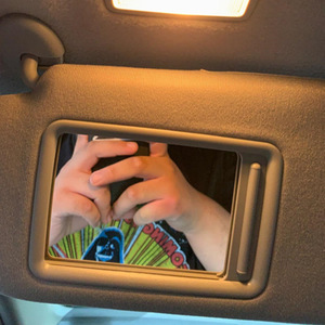 Toyota Camry Left Side <b>Sun</b> Visor 74320-06780-E0 Without Light Polyester Fiber Buckle Installation - Product Image 4