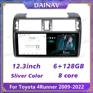 Autoradio 13,6 pouces avec lecteur de cassettes pour Toyota 4Runner 2009 2010 2011-2019, récepteur multimédia GPS Android 11 - Product Image 5