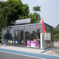 Conceptions extérieures de taille personnalisée en aluminium portables Pop Up Shop Mobile Coffee Kiosk Container Retail Store pour les boissons de jus de fruits alimentaires