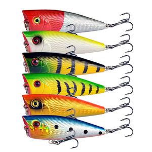 Popper <span class=keywords><strong>leurre</strong></span> basse ABS appât dur artificiel <span class=keywords><strong>leurre</strong></span> vairon d'eau salée avec crochets pour la pêche de fond - Product Image 1
