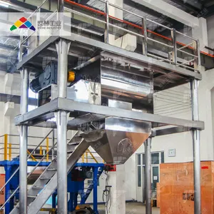 Stainless steel spice food flavoring seasoning powder ribbon mixing and packing production line