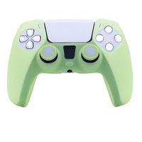 Housse en silicone pour manette de jeu PS5, couleur unie, lumineuse, protection pour manette de jeu PS5, housse en silicone