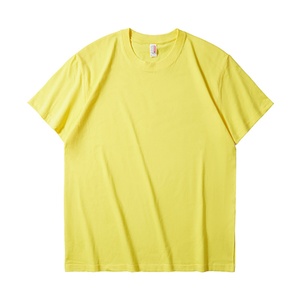 Camiseta de Algodón Puro con Estampado Personalizado, Manga Corta, Hombros Caídos, Corte Holgado, para Adultos y Niños, Publicitaria, Lisa, Cultural - Product Image 6