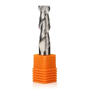 DOHRE Tungsten karbür 2 flüt alüminyum End Mill aracı freze kesicisi alüminyum kesme için