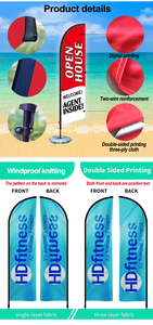 48h Giao hàng nhanh cờ lông phần cứng với sợi thủy tinh Khung thanh Màn hình in Mỹ Vinh Quang swooper lông cờ cực Kit - Product Image 2