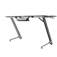 New Design Wooden Extendable Adjustable Height Gaming Desk with Steel Frame-Customizable Computer Desk for Office Meetco GT-002