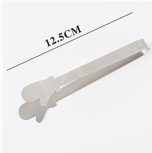 ที่คีบน้ำตาลน้ำแข็งสแตนเลสขนาดเล็ก รุ่น DFT05 ขนาด 12.5 ซม. รูปทรงถุงมือ มีสินค้าขายส่ง ที่คีบอาหารสแตนเลส - Product Image 1