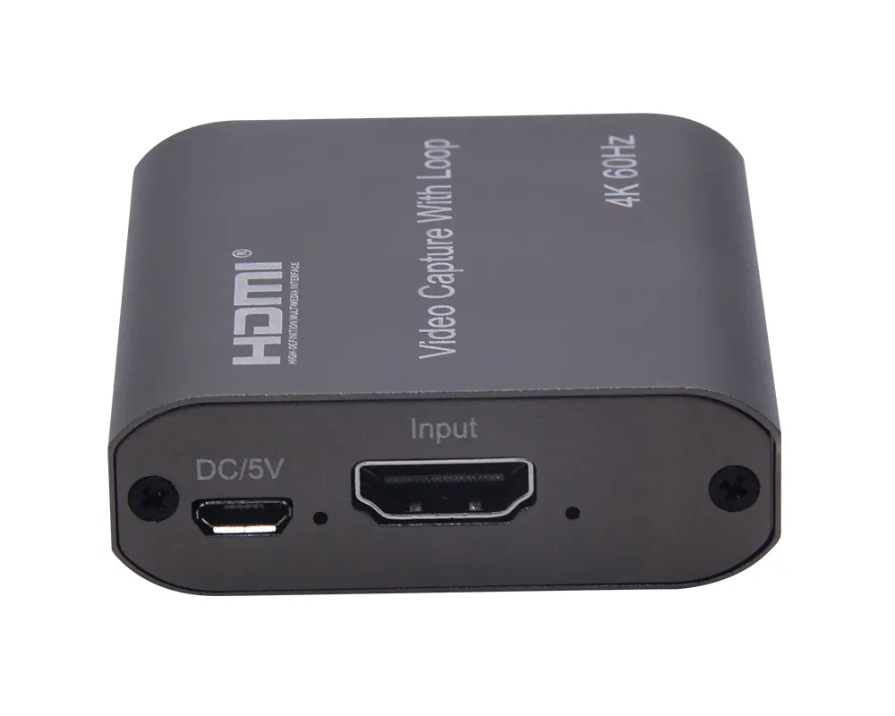 4K 60fps HDMI वीडियो पर कब्जा कार्ड HD 4K @ 60Hz करने के लिए 1080P HDMI USB3.0 यूएसबी 3.0 लाइव स्ट्रीम वीडियो पर कब्जा कार्ड रिकॉर्डर ऑडियो के साथ