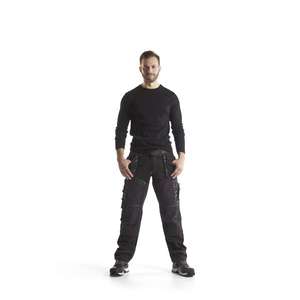 BLAKLADER - 150013709900D116 Pantalon d'artisan X1500 Noir-PANTALON DE TRAVAIL EAN 7330509421505 PANTALON DE TRAVAIL CARGO - Product Image 3