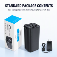 Station d'alimentation portable en alliage d'aluminium pour extérieur, 220V, haute capacité, affichage numérique intelligent, mobile pour la vente de rue et le camping