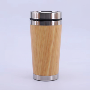 Taza de café de bambú ligera con acabado natural Taza duradera ecológica Ideal para uso diario y regalos - Product Image 1