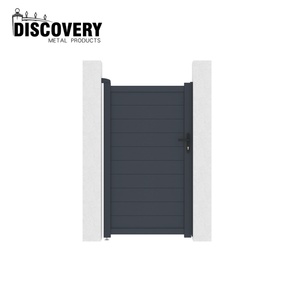 Cancello Pedonale da Giardino Moderno in Alluminio Verniciato a Polvere da 6 Piedi con Design Personalizzato OEM Premium e Servizio di Modellazione 3D - Product Image 4