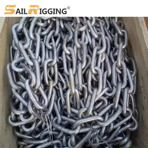 Catena a maglie lunghe 3MM 4MM 5MM 6MM in acciaio ferro con catena saldata DIN763 placcata in zinco DIN763 - Product Image 4