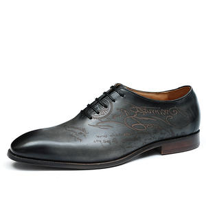 Zapatos derby de cuero hechos a mano de alta gama para hombre, ideales para eventos de negocios, calzado elegante y formal. - Product Image 3