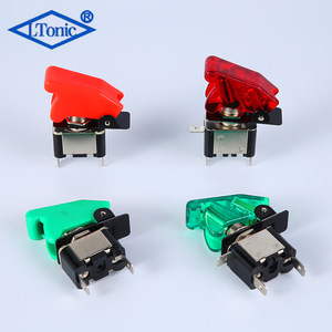 Ltonic สวิตช์โยกตัวชี้วัดไฟ LED 20A 12V สำหรับรถยนต์ดัดแปลงอัพเกรด - Product Image 2
