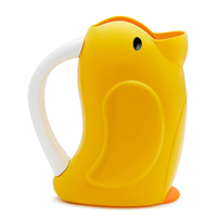 Yobest – Gobelet de rinçage pour bébé en plastique durable, couleurs variées, moulé par injection, verseur d'eau pour le bain quotidien des enfants