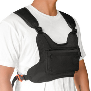 Sac à dos tactique en nylon pour le cyclisme en plein air avec poche zippée unisexe blanc kaki - Product Image 4