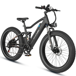 Bicicleta Urbana de 7 Velocidades con Motor sin Escobillas en el Buje Trasero, Batería de Litio de 48V 13Ah, Cuadro de Aleación de Aluminio y Neumáticos Anchos para Nieve 26*4 (Envío desde Almacén en la UE) - Product Image 1