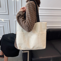 Sac fourre-tout en toile personnalisé, grande capacité, réutilisable, pour les courses, la plage, les voyages, les cadeaux, avec logo imprimé, durable, pliable