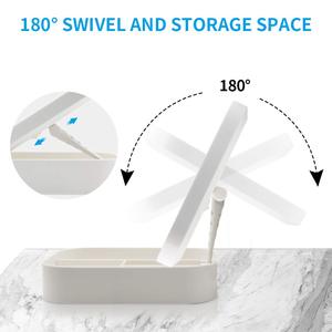 C & C 2025 Gấp Tạo Nên Tổ Chức Lưu Trữ Hộp Du Lịch Cảm Ứng Có Thể Gập Lại Phụ Nữ Ngoài Trời Thắp Sáng Tạo Nên Gương Với Màn Hình LED - Product Image 3