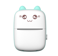 FYX Top Vente C9 Mignon Chat Mini Étiquette Imprimante Thermique Portable Imprimante Sans Fil 200DPI Android IOS Avec Rouleau De Papier 57x25mm