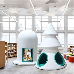 Tobogán Infantil con Forma de Panda de FRP CA005, Equipo de Juego sin Motor para Exteriores, Tobogán para Jardín de Niños, Comunidad y Residencias - Product Image 4
