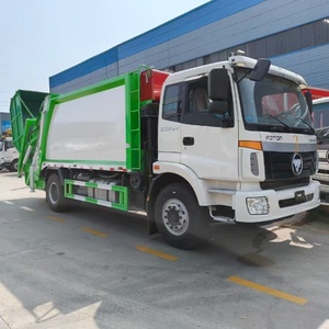Camión <span class=keywords><strong>Compactador</strong></span> de <span class=keywords><strong>Basura</strong></span> Foton Aumark 4x2, 14 M3, Carga Trasera, Caja de Carga de 1 Tonelada, Vehículo de Recolección de Residuos - Product Image 2