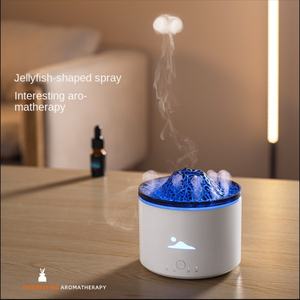 Portable USB Powered Air <b>Humidifier</b> Jellyfish <b>Volcano</b> Rock Diffuser with Humidistat for Car Outdoor Use and Hotels - Product Image 5