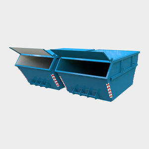 Conteneur industriel de traitement des déchets BDB P36, capacité 5,5 m³, pour débris, grand stockage, en acier Hardox ST-52, garantie 1 an - Product Image 1