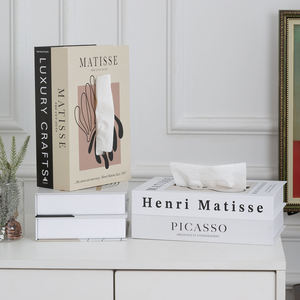 Luxe op maat gemaakte tissuebox, servetdispenser, papieren doos, houder, modieus hotel opbergdoosje, tafeldecoratie, ornamenten voor thuis. - Product Image 1