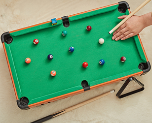 Hot bán 48cm cổ điển Mini Tabletop Snooker bảng hồ bơi Bàn Bida bảng trò chơi cho trẻ em Đồ chơi bằng gỗ hồ bơi Cue bao gồm - Product Image 2