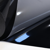 Vinilo Adhesivo 3D de Fibra de Carbono Negro con Acabado Brillante, Sin Burbujas, para Decoración de Interiores y Carrocería de Automóviles