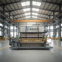 Plateau d'oeufs HC-8x8 de 10000 Pcs/h faisant la machine avec ligne de production de plateau d'oeufs d'automatisation complète de séchoir à four en métal