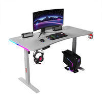 Bureau debout électrique réglable en hauteur de haute qualité, mobilier de bureau moderne, table de jeu informatique