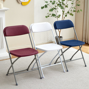 Manufacturer's Modern Simple Folding Chair Portable Ultra-lightweight Metal <strong>Stool</strong> Dormitory Leisure Outdoor Training <strong>Office</strong> - Product Image 2