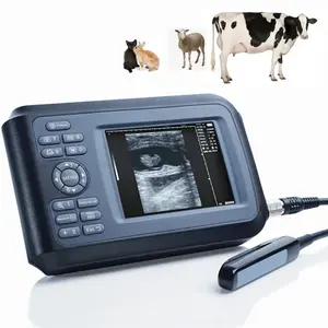 Pas cher Sondes Multiples Handscan Vétérinaire Bovins Chèvre BW Machine à Ultrasons Portable Porc Grossesse Vache Dispositif Médical Vétérinaire